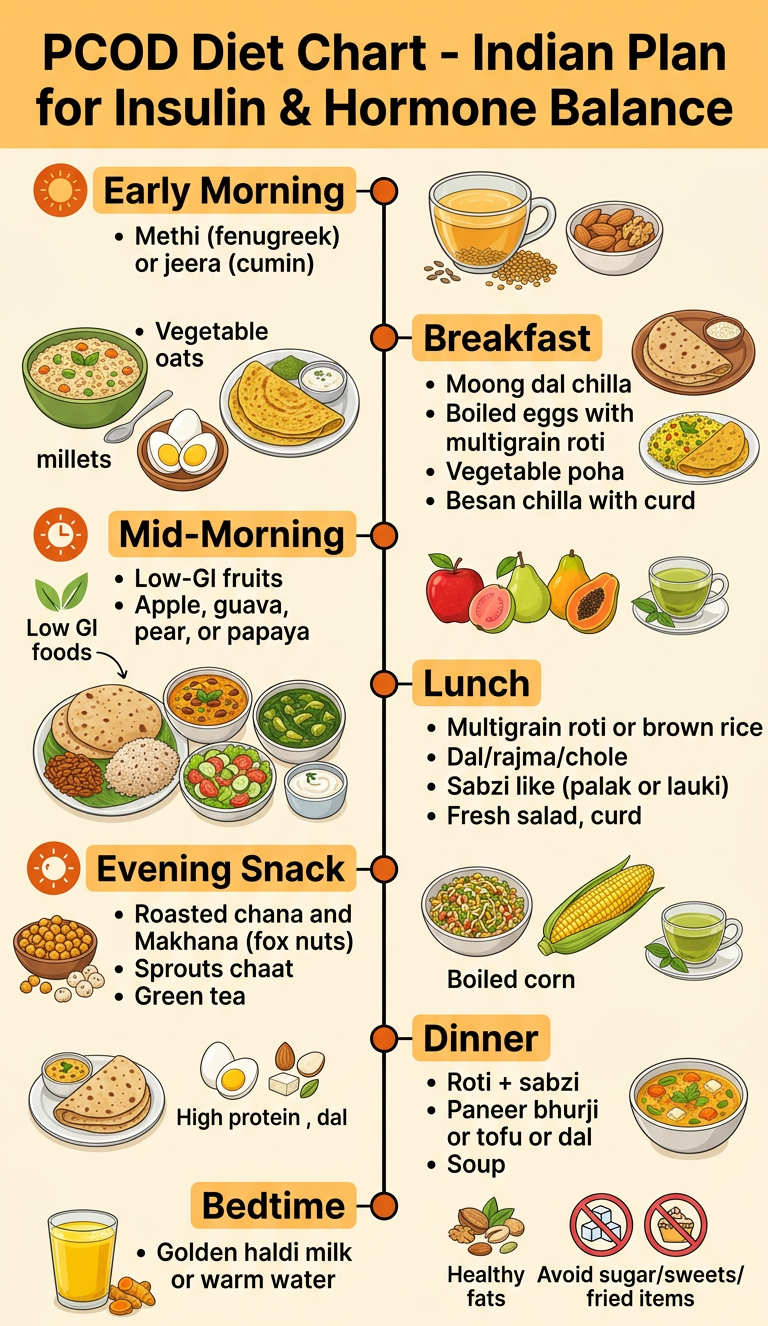 PCOD diet for Indian women